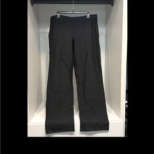 NWT, Eileen Fisher, Washable, Stretch, Crepe Pants, Size L, Black